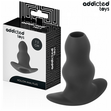 Plug anale cavo Addicted Toys 7,3 cm per stimolazioni intense